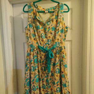 Dancing Days by Banned Dress XL EUC